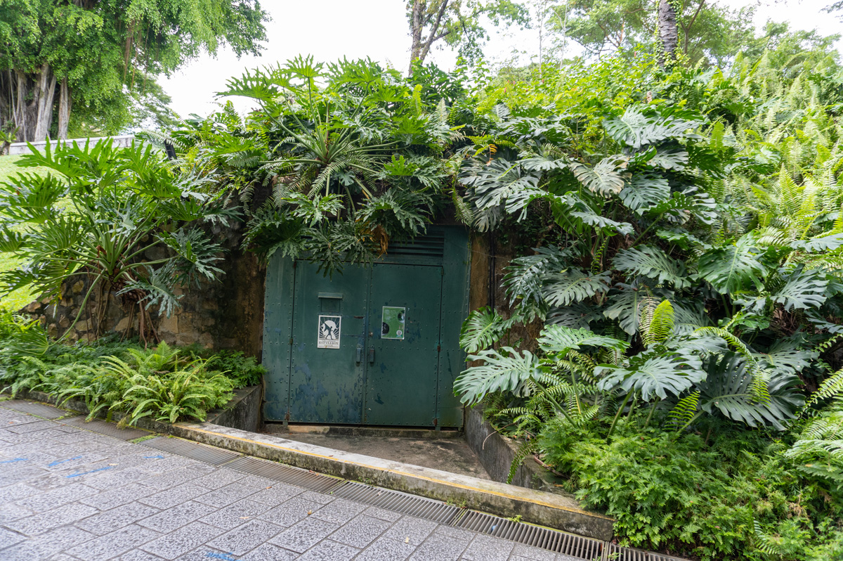 Around Singapore, Entrace to WWII "Battlebox" Aka the "Fort Canning Command Centre"