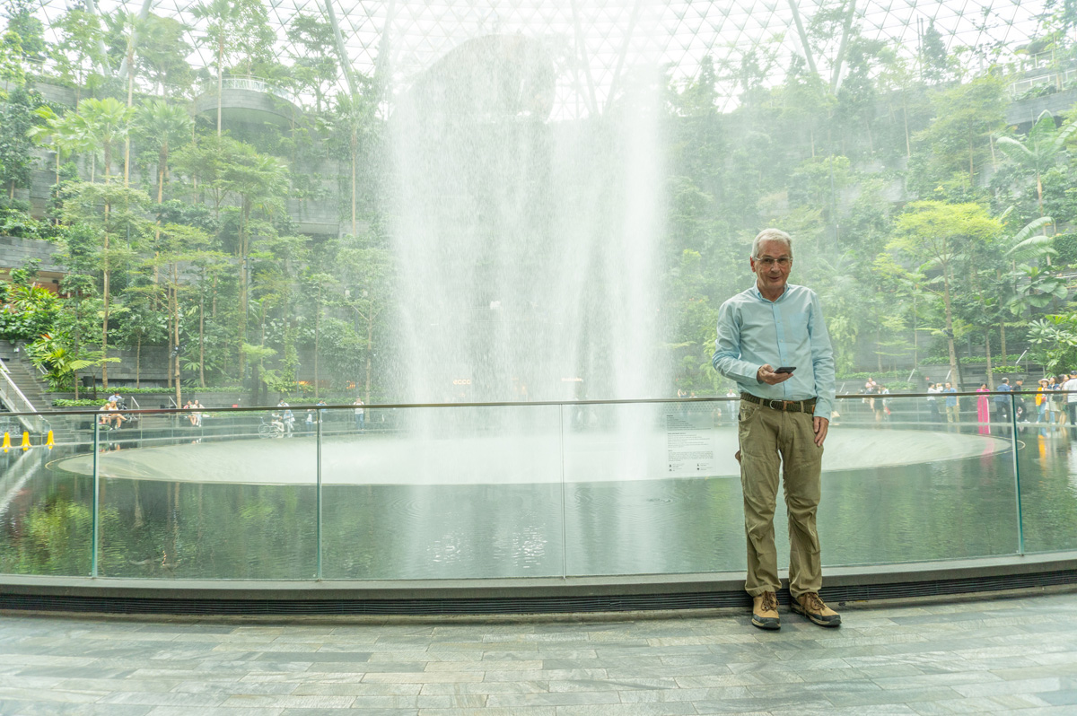 Singapore Airport: The Jewel, Graham at The Jewel