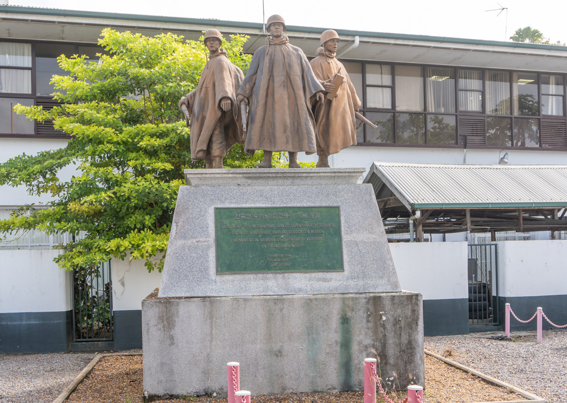Paramaribo, Surinamese Korean War Veterans monument