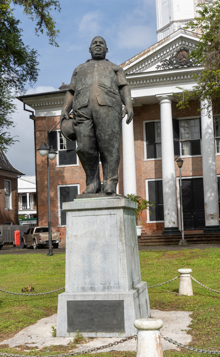 Paramaribo, Johan Adolf Pengel Colonial-Era Prime Minister 1963-1969