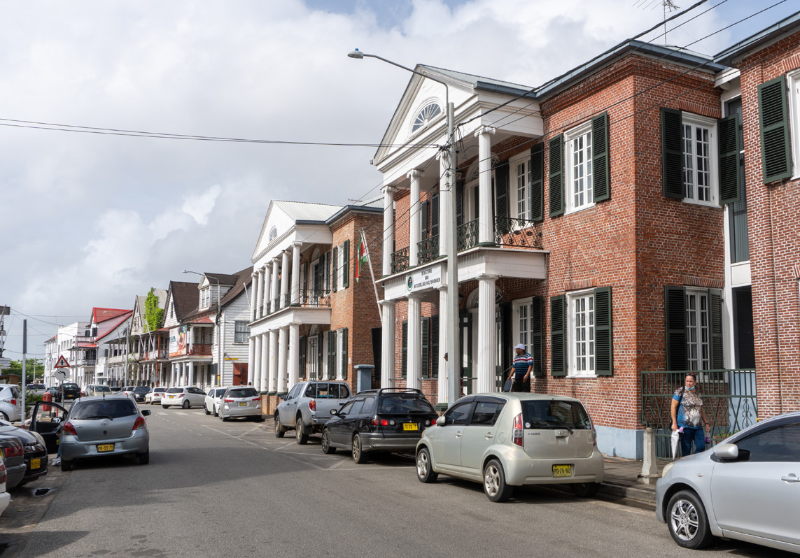 Paramaribo, Dutch Colonial era buildings