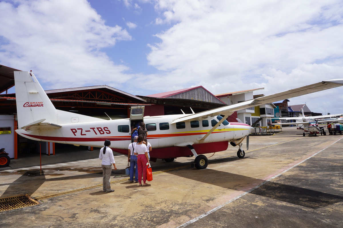 Kabalebo Nature Resort, My flight to the Kabalebo Nature Resort