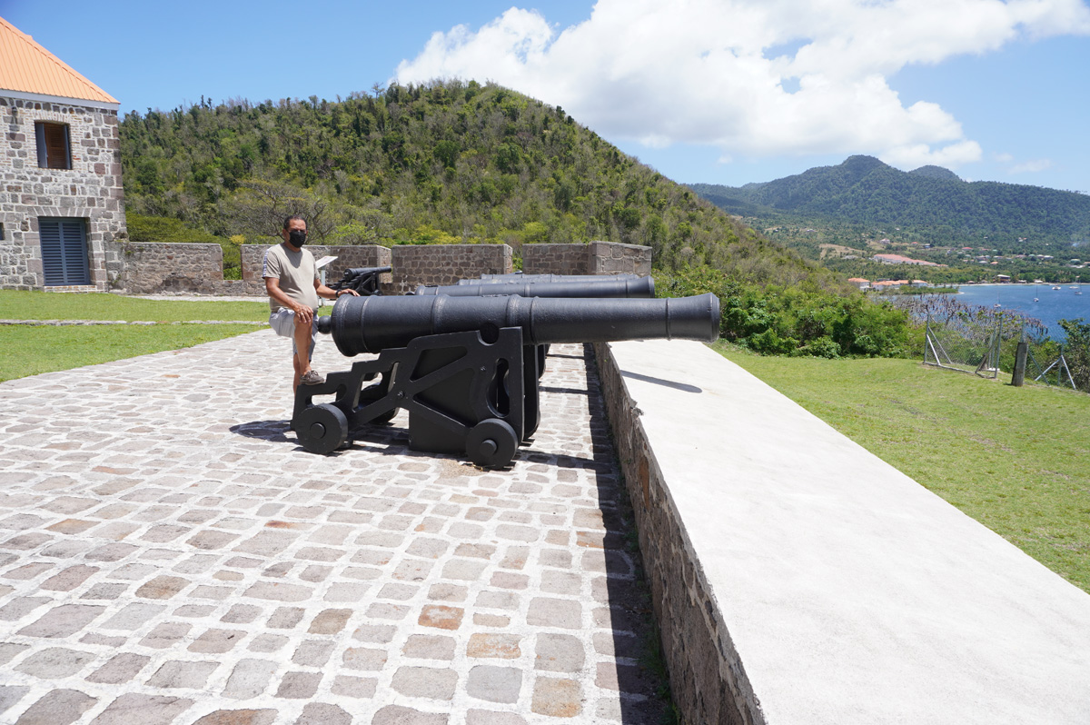 Fort Shirley, Guide "Martin" with cannon