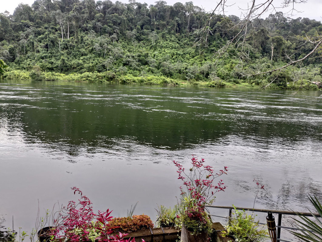 Afobaka Dam and Lake Brokopondo, Suriname River, 500 meters North of Afobaka Dam