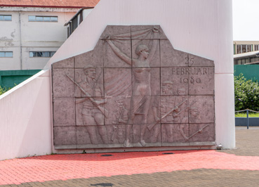 1980 "Sergeants' Coup" Monument, Paramaribo, 2022 Suriname