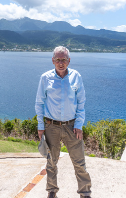 Graham at Fort Shirley, 2022 Dominica