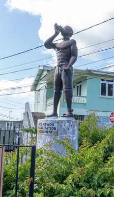 Neg Mawon Emancipation Monument, Roseau, 2022 Dominica