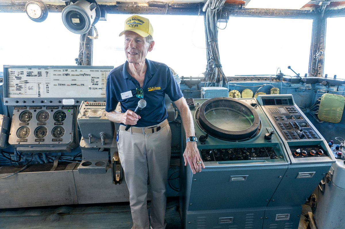 USS Midway Museum, Navigation Bridge + Guide