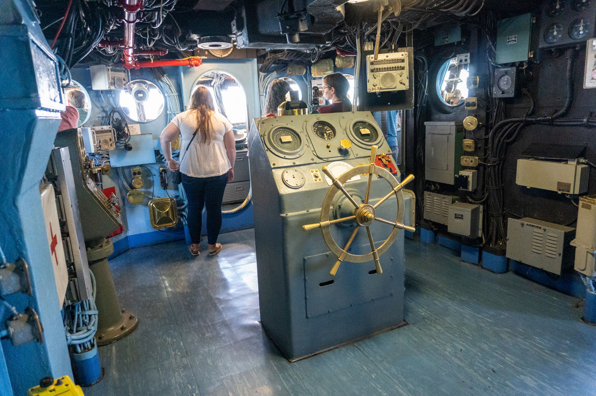 USS Midway Museum, Navigation Bridge: A real Ship