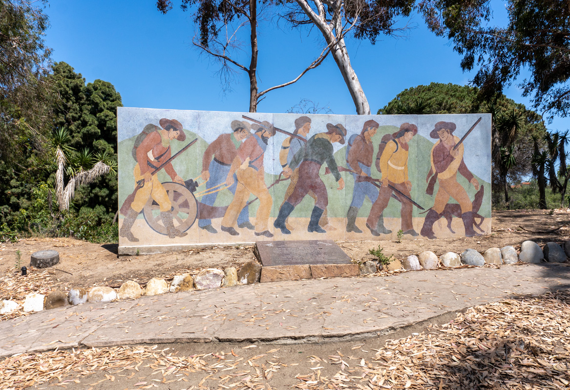 Presidio Park, Mormon Battalion Monument