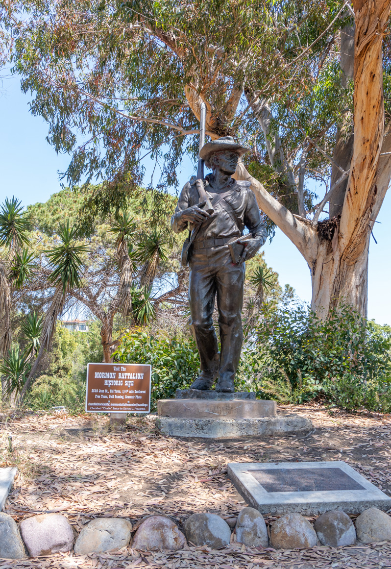 Presidio Park, Mormon Battalion Monument