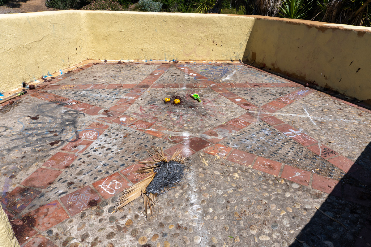 Presidio Park, “Witches Tower”: Pentagram Roof