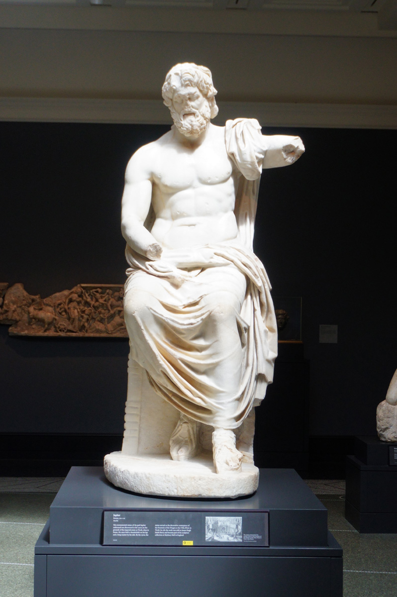 The Getty Villa, Jupiter, found at Tivoli.  1st c BC
