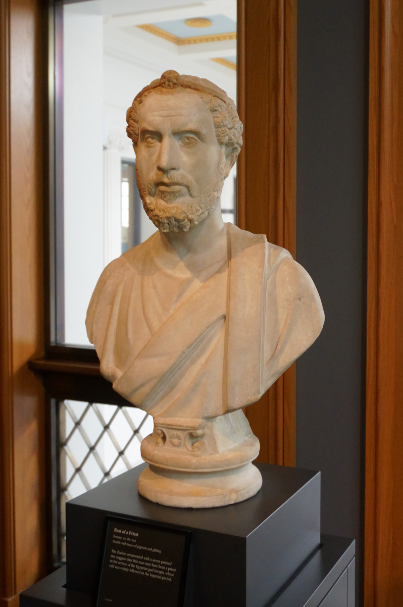 The Getty Villa, Bust of a Priest ~220 AD
