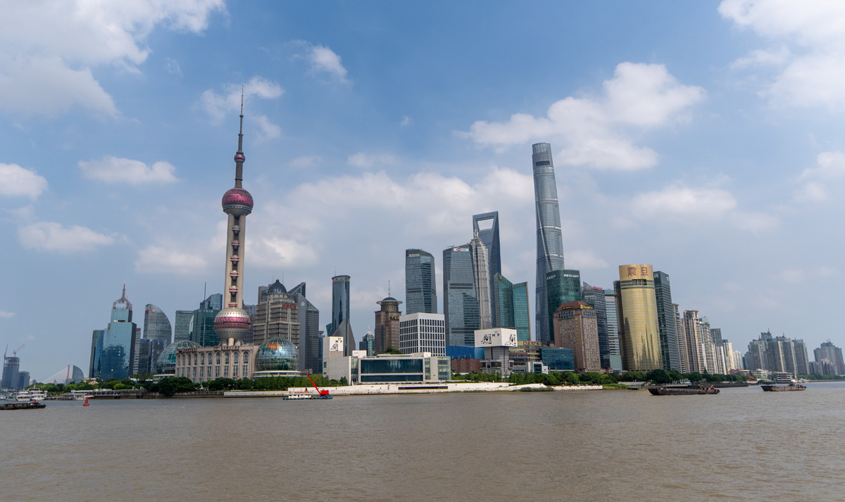 Shanghai, View to Pudong