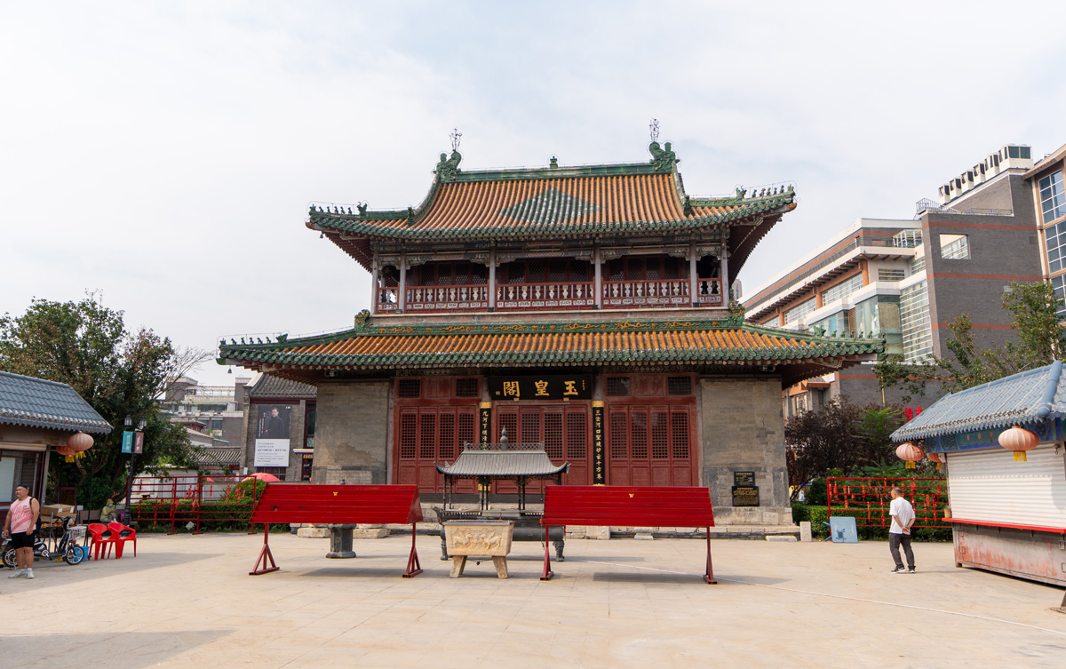 Tianjin: Ancient Culture Avenue, Ming era pavilion (~1420)