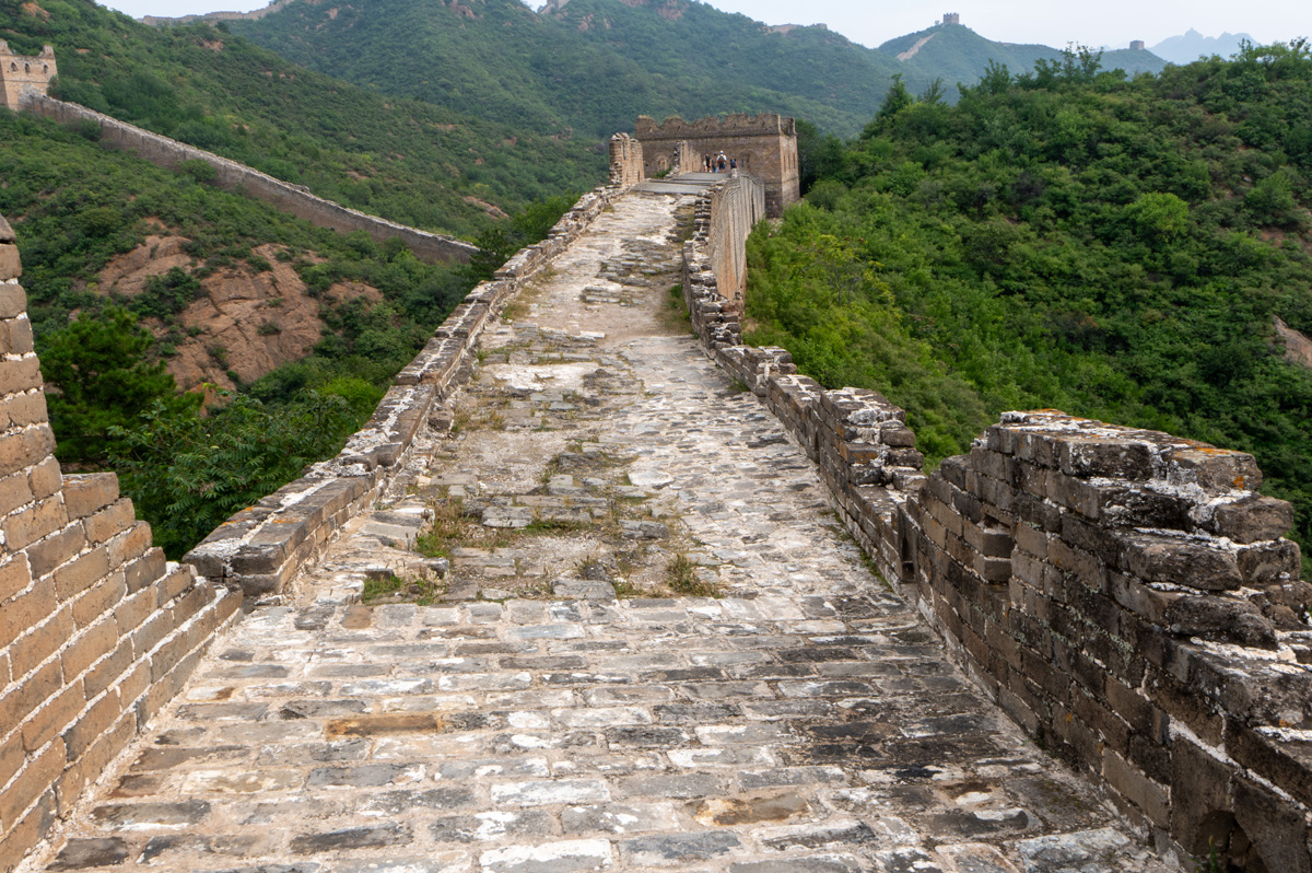 The Great Wall at Jinshanling, "Original", "unrestored" section