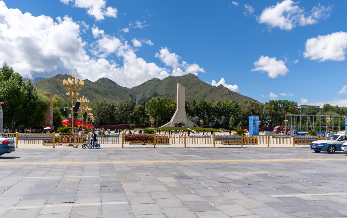 Around Lhasa, "Monument to the Peaceful Liberation of Tibet"