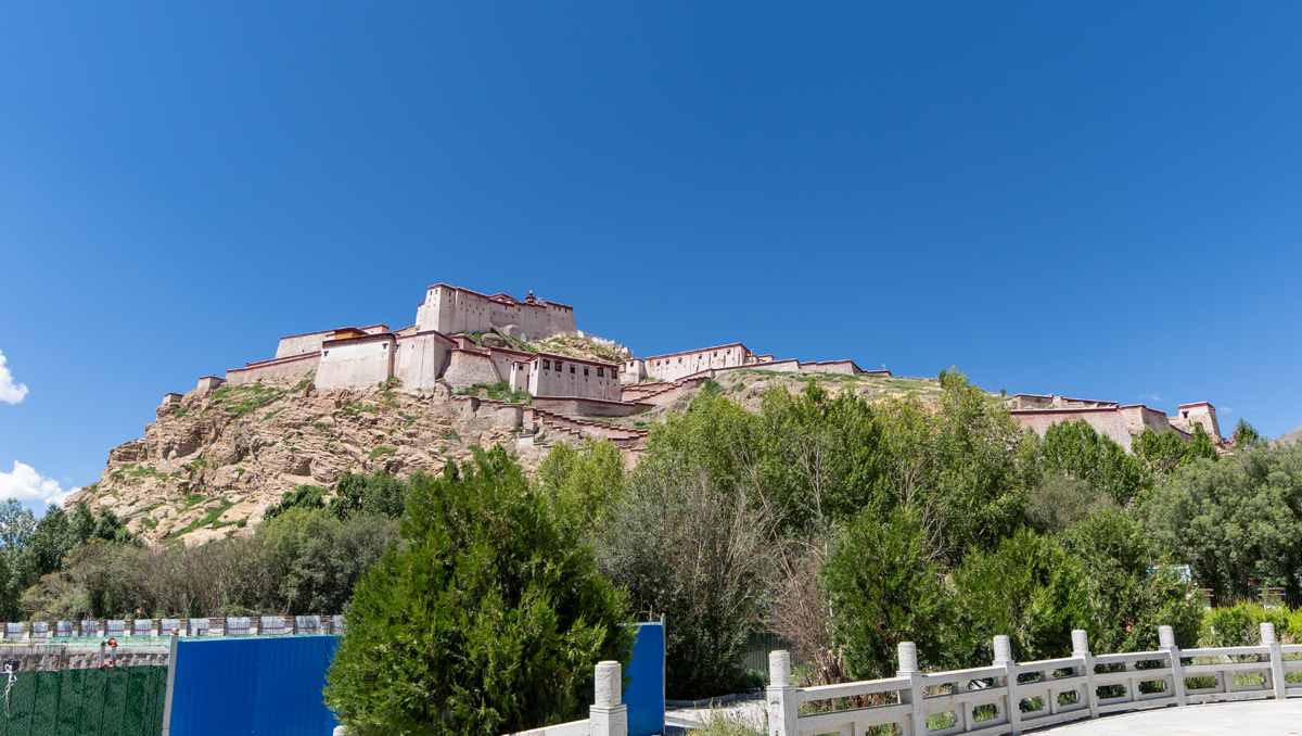 Lhasa to Gyantse, Gyantse Castle (rebuild)