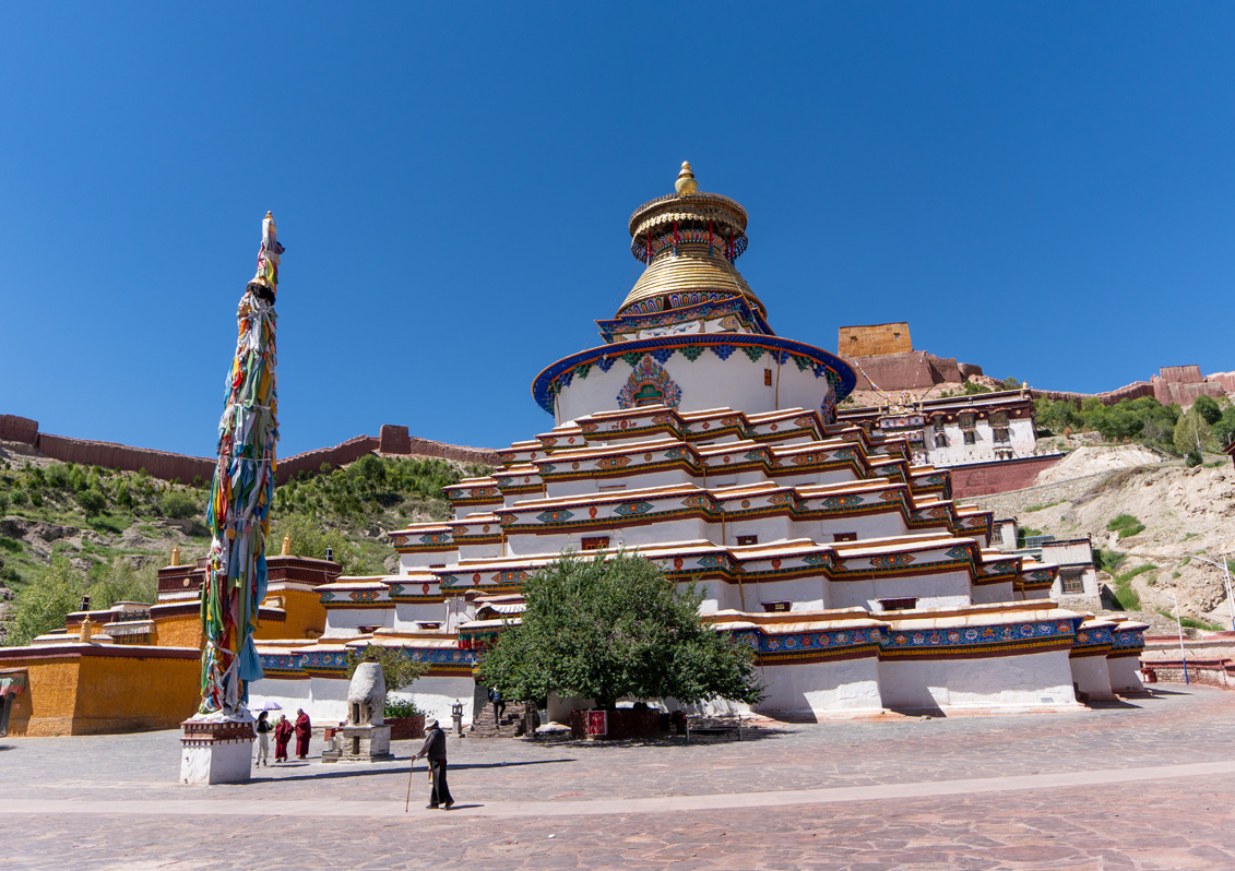 Gyantse: Pelkor Chode Monastery, Pelkor Chode Monastery: Kumbun stupa