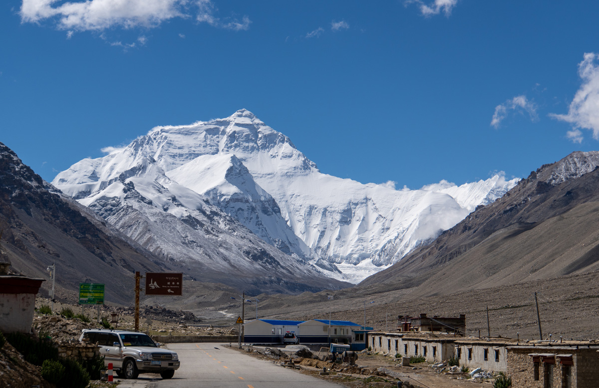 Everest from Rongbuk Monastery, Approaching His Highness