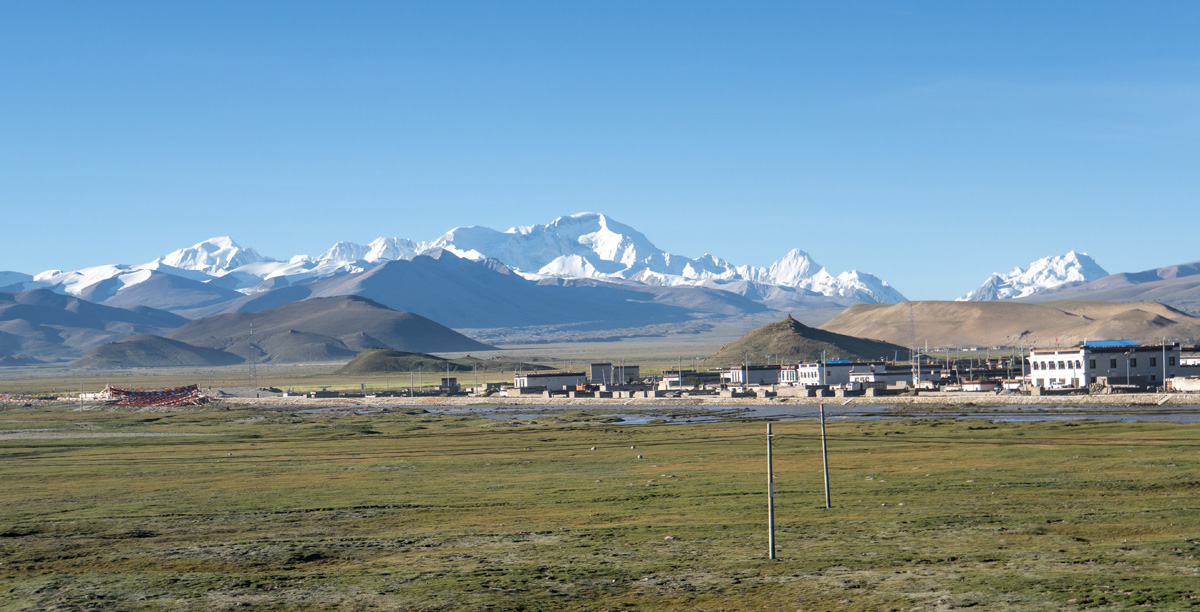 Tingri-Darchen, View at Tingri