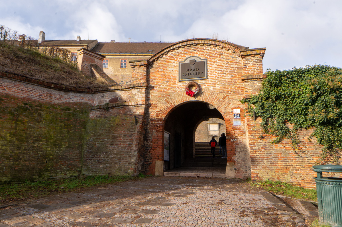 Around Brno, Špilberk Castle entrance