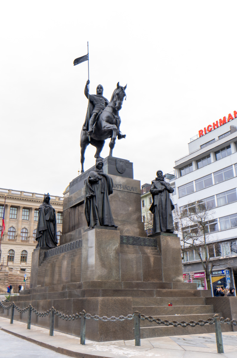Around Prague, Wenceslas Statue