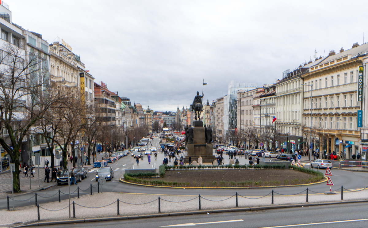 Around Prague, Wenceslas Square