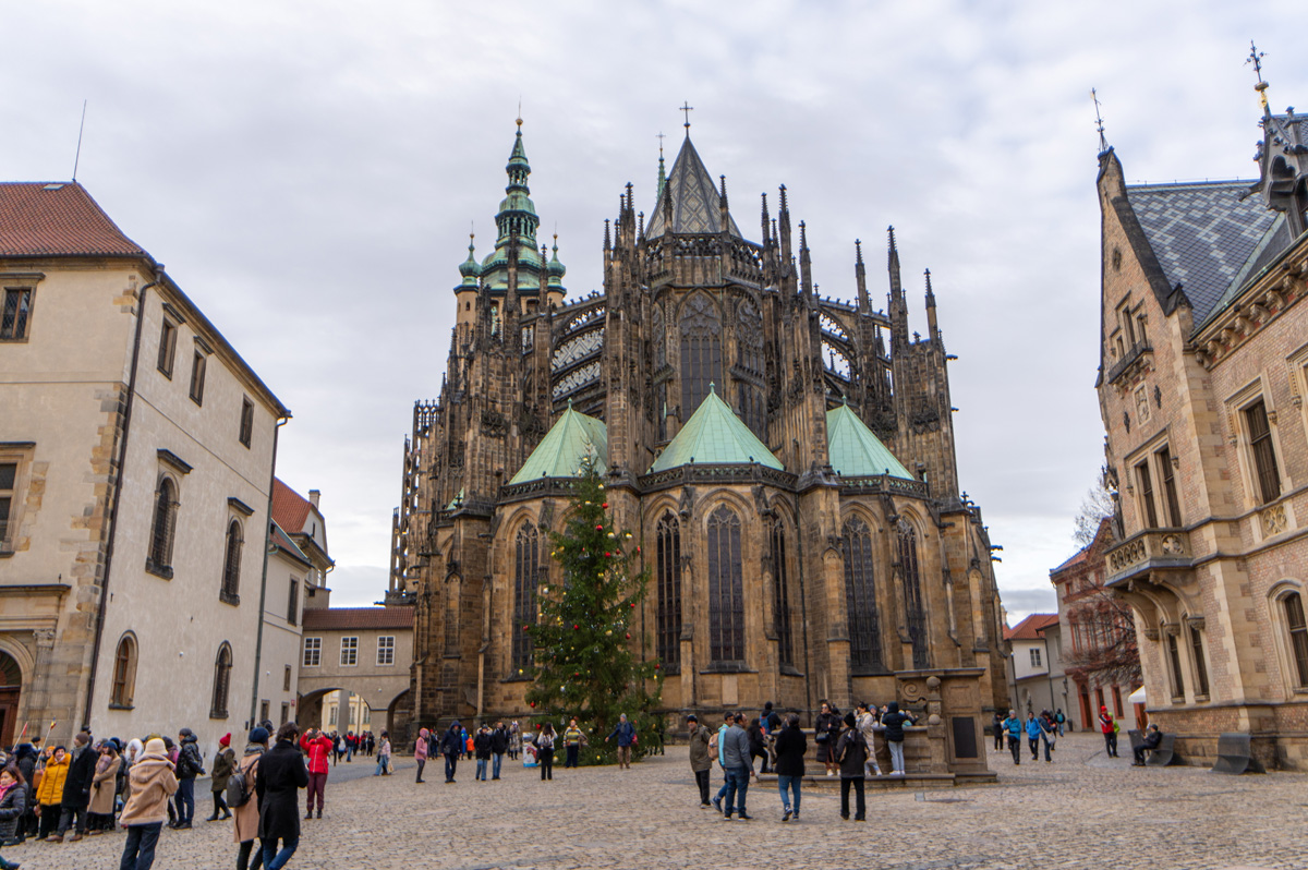 Prague Castle, St Vitus Cathedral: Rear view