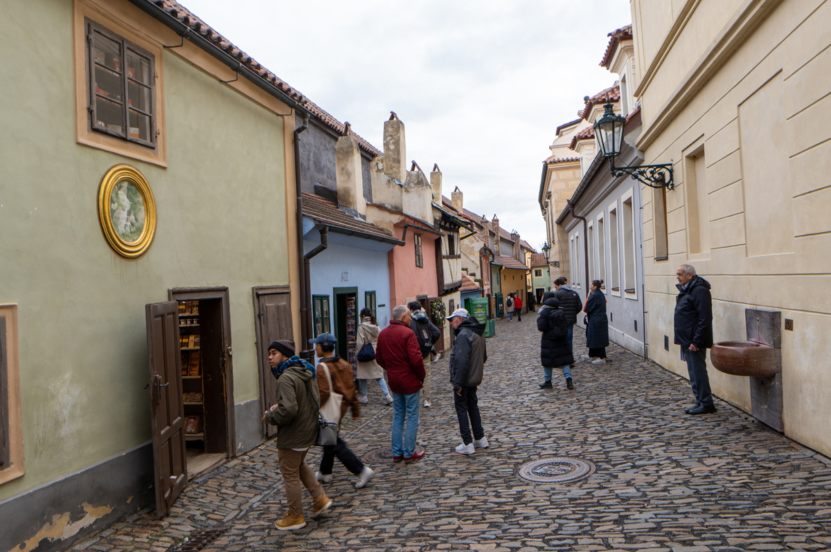 Prague Castle, "Golden Lane" (mostly 16th c)