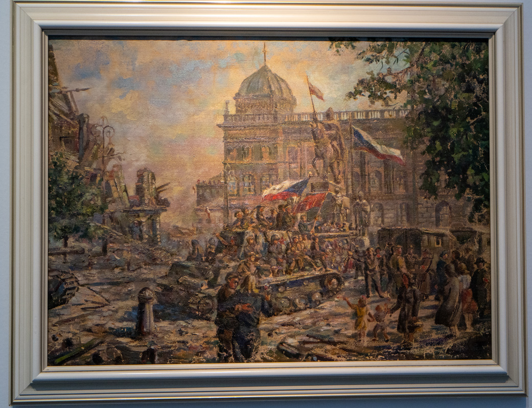 Prague: Museum of Communism, "Liberation of Prague, 1945" (1950s)