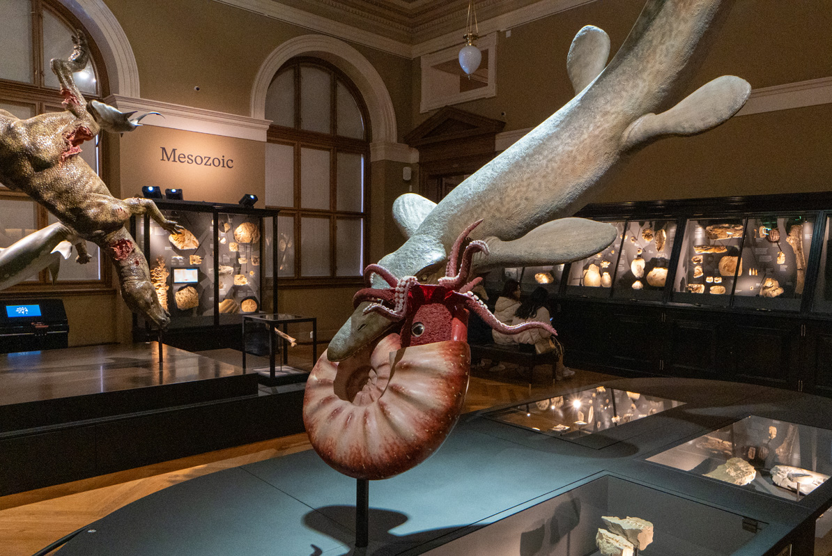 Prague: National Museum, Imaginary Mesozoic encounter