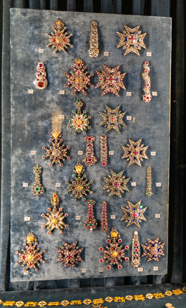 Munich Residenz Treasury, Assorted Noble Order Insignia