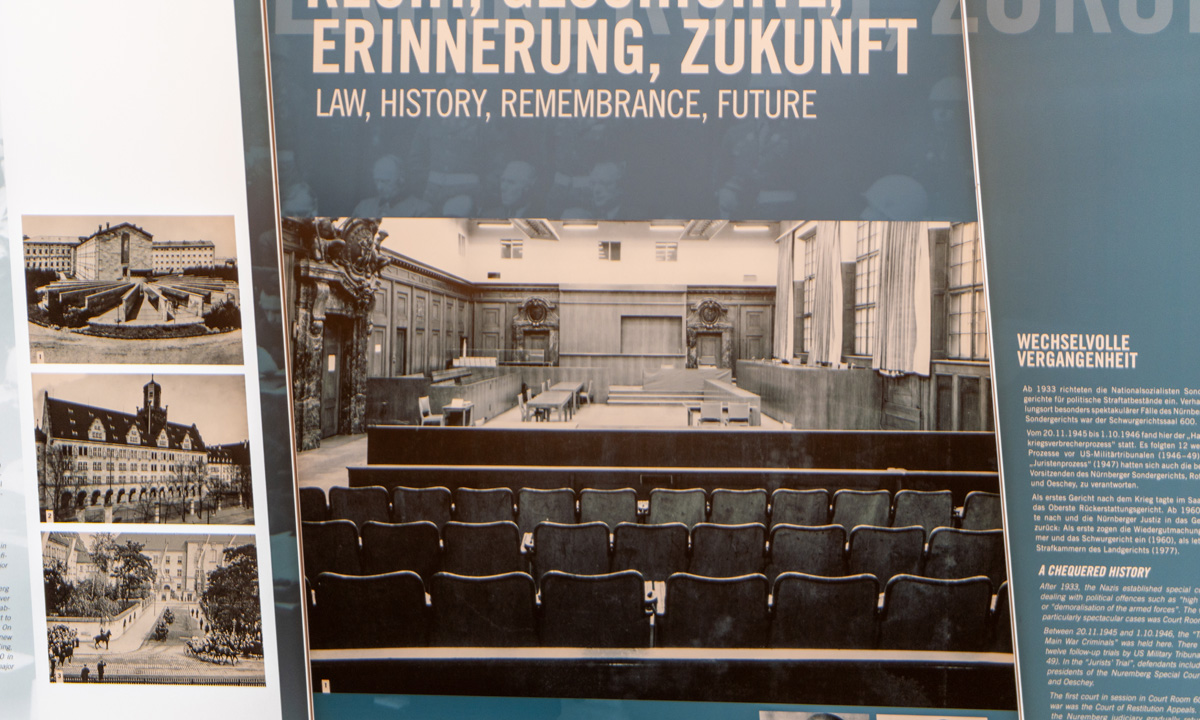 Nuremberg Trials Museum, "Law, History, Remembrance, Future"