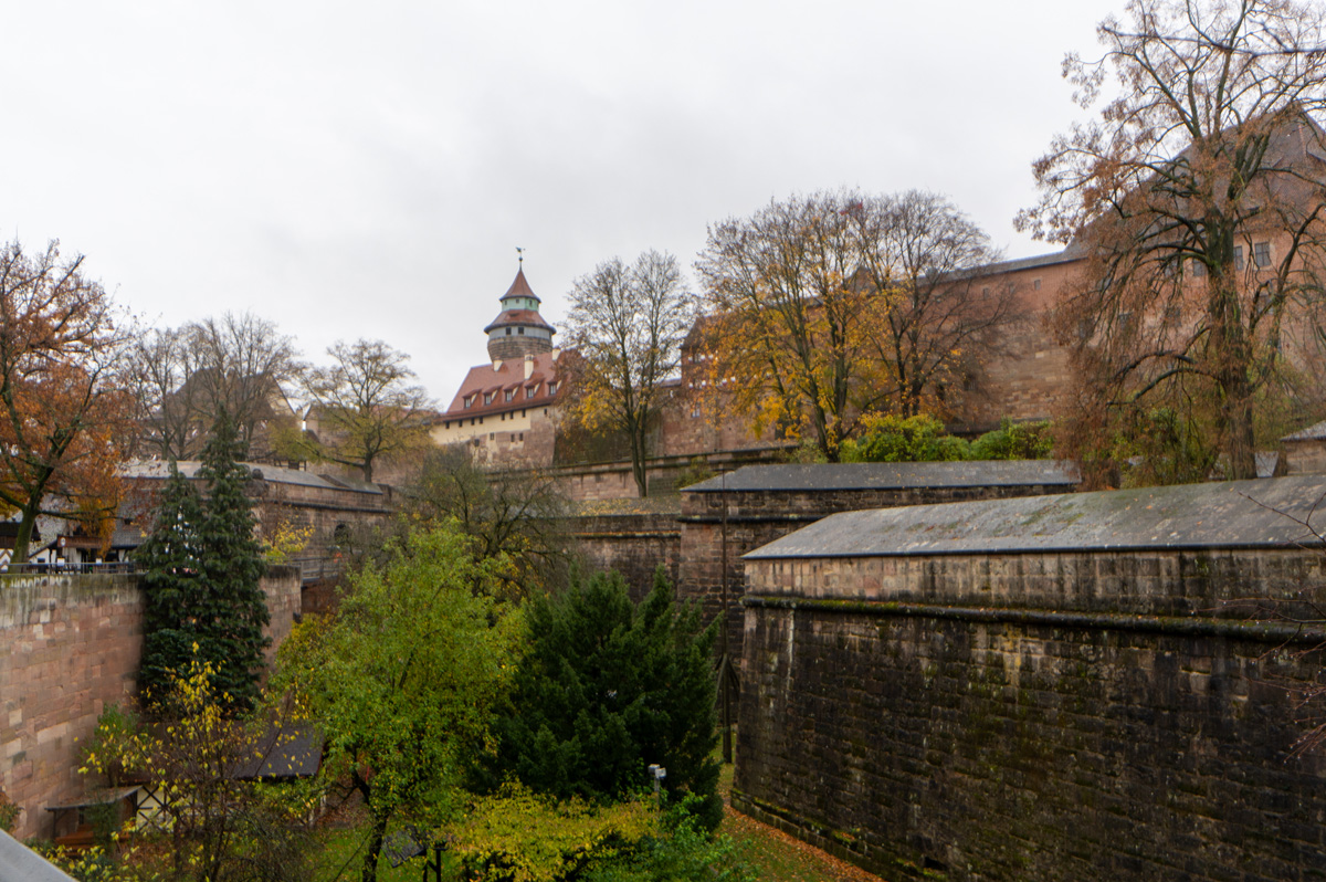 Nuremberg  Kaiserburg (Imperial Castle), North view to Castle