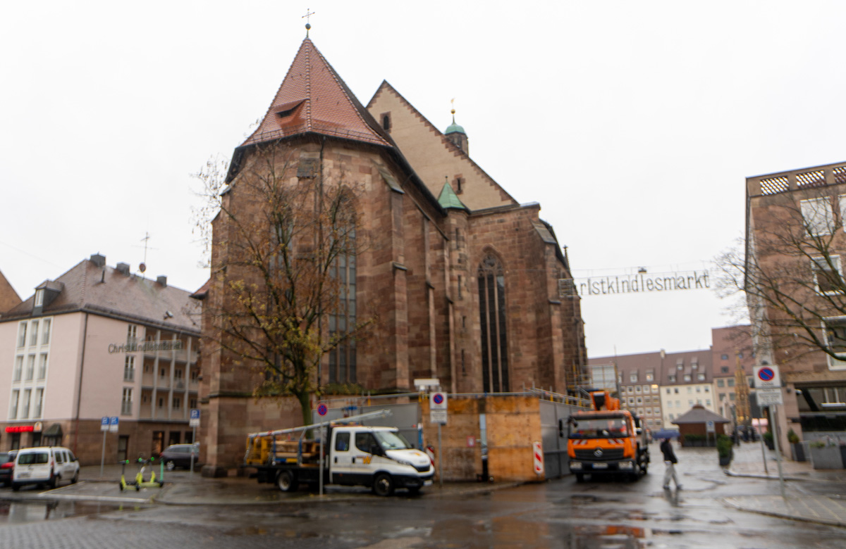 Nuremberg Old Town, Rear view of Frauenkirche