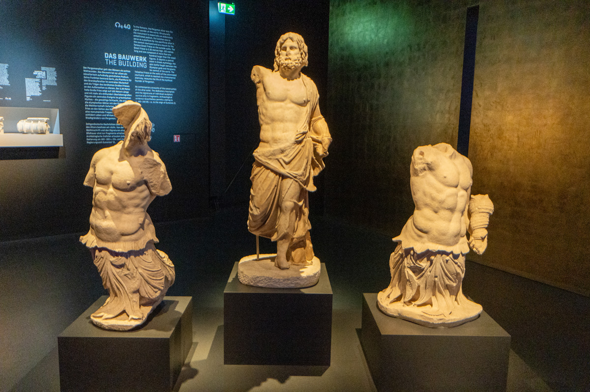 Berlin: Pergamon Panorama, Poseidon and Two Tritons