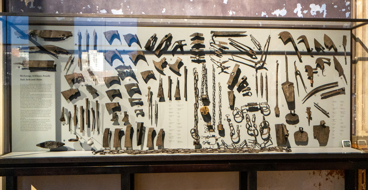 Berlin: Neues Museum, 3rd c AD Roman Tools, etc. Looted by Germans, discovered in a gravel pit