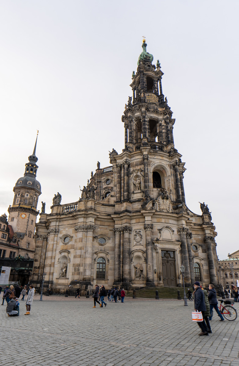 Around Dresden, Schlossplatz: Trinity Cathedral