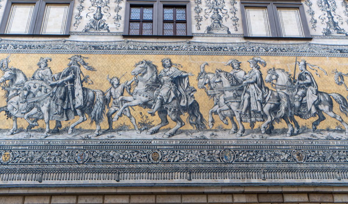 Around Dresden, Many Duke Electors of Saxony