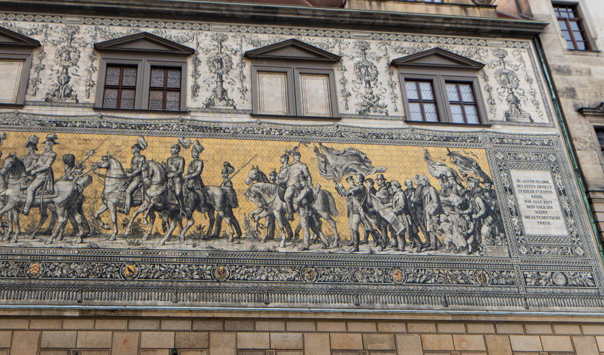 Around Dresden, Procession of Princes: The Modern Age