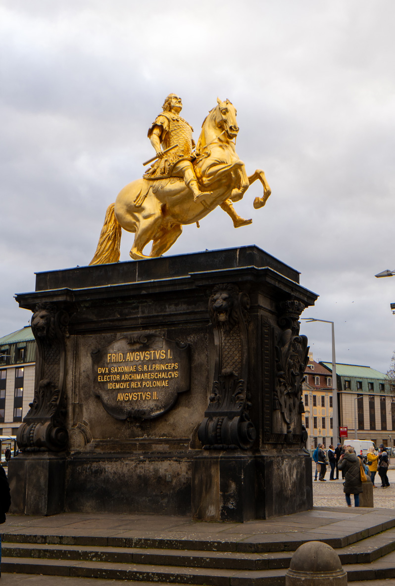 Around Dresden, Golden statue of Augustus I