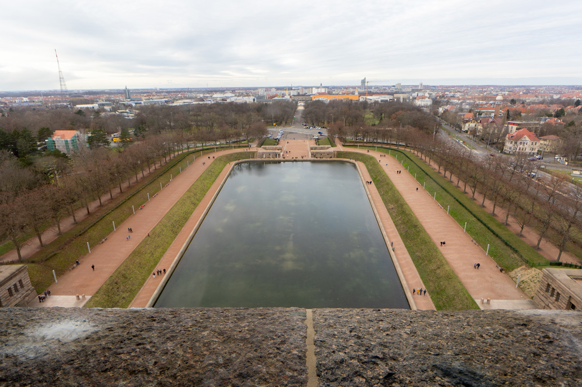 Leipzig: Monument to the Battle of the Nations, View from the top