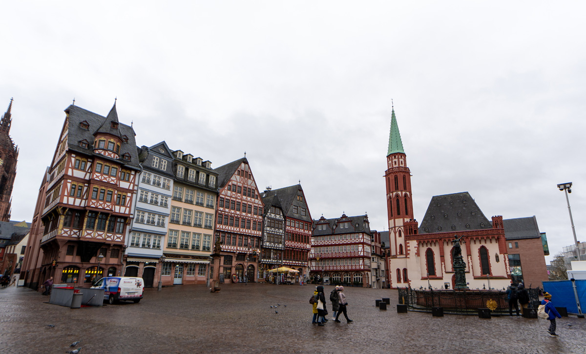Frankfurt, Restored Römerberg Square