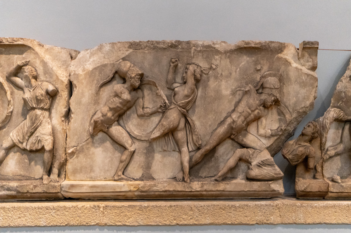 British Museum: Halicarnassus, Military Frieze