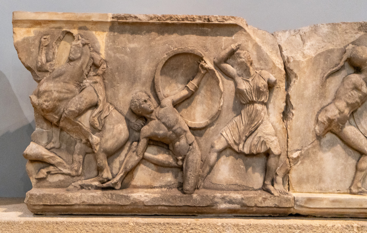 British Museum: Halicarnassus, Military Frieze