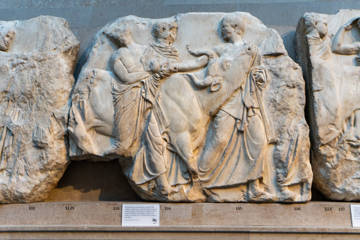 London: British Museum, Parthenon Marble
