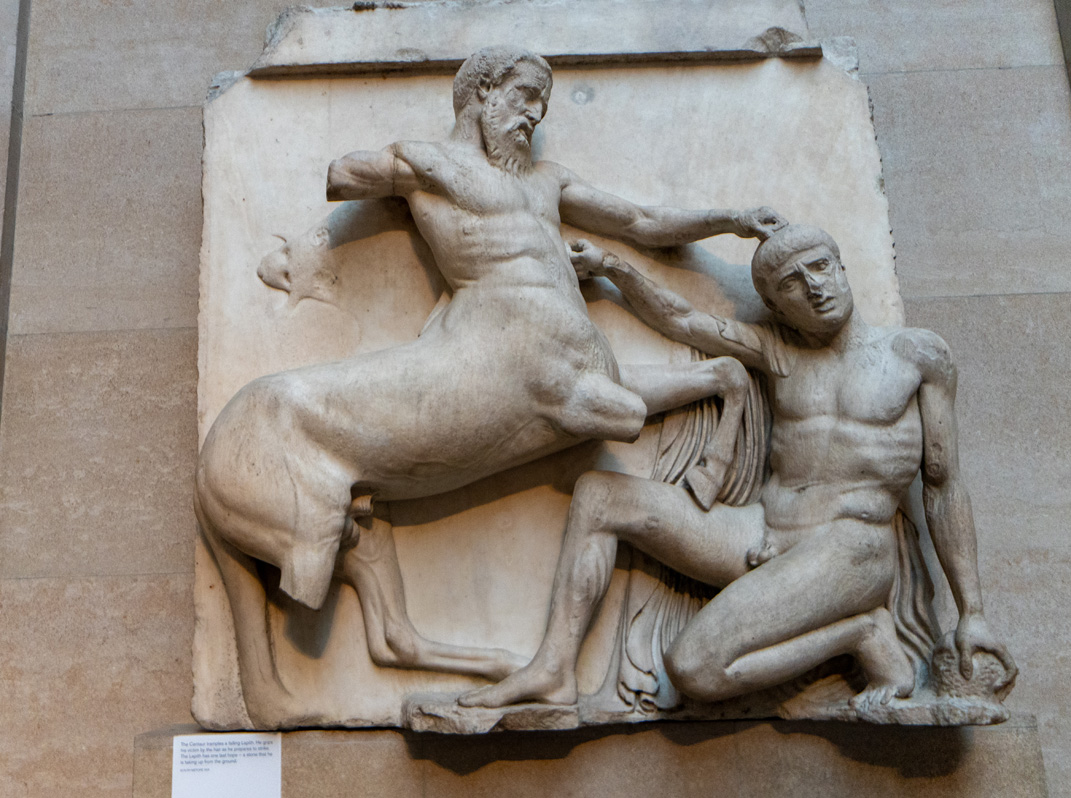 London: British Museum, Parthenon Marble