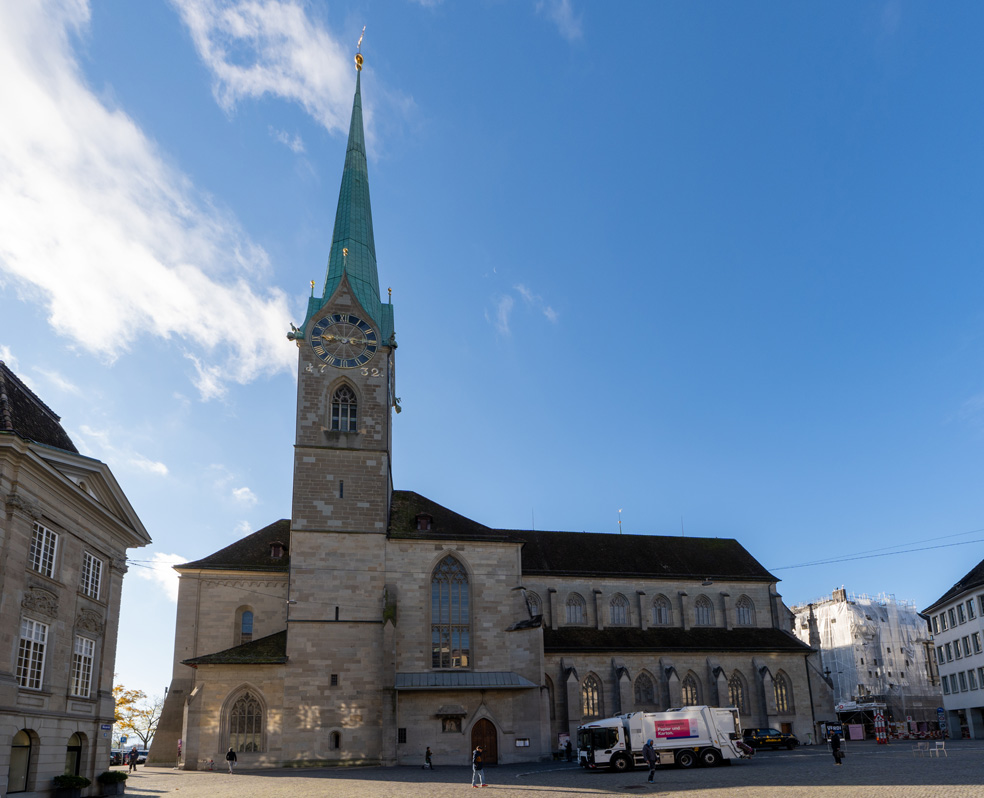 Around Zurich, Fraumunster Church